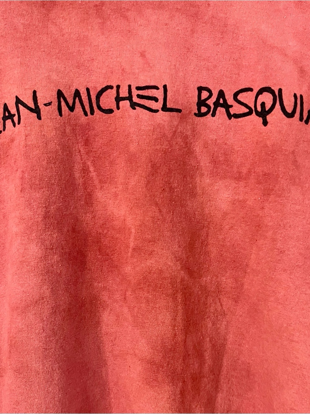 Urban Outfitters Red Jean-Michel Basquiat Short Sleeve Tee - Picture 2 of 7